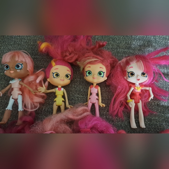 Lot of Eight Shopkins Shoppies Dolls (Bag #1) - Picture 3 of 3